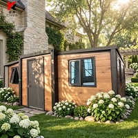 Maison préfabriquée de luxe en acier de 20 pieds, extensible et pliable, conteneur habitable personnalisé, maison préfabriquée de 20/30/40 pieds