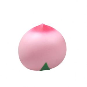 New Hot Sell 4inch <b>Large</b> Pink Soft Cream Scented Slow Rising Hand <b>Pillow</b> Stress Relief Squish Toy TPR Material for Girls Peach - Product Image 4