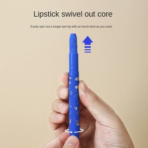 Vente en gros de crayons solubles dans l'eau 24 couleurs bâton de <span class=keywords><strong>cire</strong></span> de rouge à lèvres soyeux rotatif pour l'organisation de studio de maternelle d'étudiant - Product Image 3