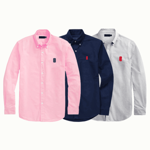 Chemises Polo de Luxe pour Hommes Ralphes Little Horse, en Coton Pur, Couleur Unie, Manches Longues, Marque de Créateur, Vente en Gros de Haute Qualité - Product Image 2