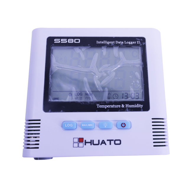 S580-EX-RJ45 Temperature and Humidity Data Logger with High-precision External Sensor Measurement Range -40~85C 0~100%RH