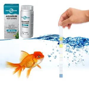 100% accuracy Aquarium Water Test Strips Freshwater and Saltwater Fish Tank aquatic