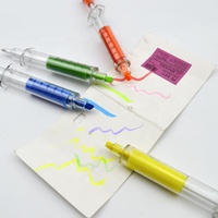Stylo à bille en plastique, aiguille Double tête, nouveauté, 2019