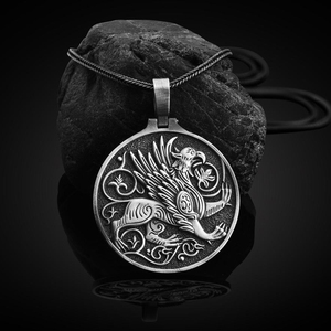 Men's Hip Hop Fashion Pendant Necklace <strong>Western</strong> Myth <strong>Jewelry</strong> Making <strong>Supplies</strong> with Engraved Design - Product Image 2