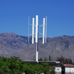 Turbina eólica de eje Vertical de 5KW 220V 380V 420V Sistema de energía alternativa de bajo ruido Generador de energía eólica - Product Image 4