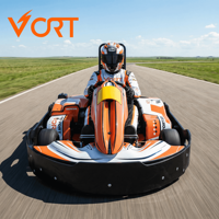 Kart à essence récréatif Vortkart avec moteur GX200 pour centre de loisirs familial et location en club