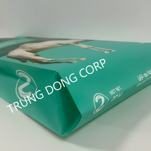 Bolsa tejida de PP laminada BOPP hecha en Vietnam, revestimiento de PE, Fondo de pellizco de impresión de huecograbado para sal, azúcar, harina, alimentación, embalaje de fertilizante - Product Image 1