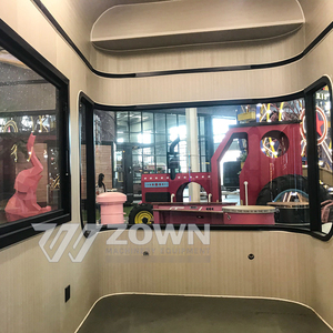 ZOWN Long Lasting Battery Powered Waterproof Stainless Steel Food Trailer Mobile Vending Cart Double Sink Faucet Customizable - Product Image 6