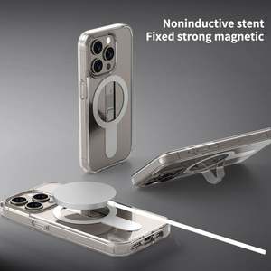 Funda personalizada para iPhone 15, funda con correa para el dedo, compatible con funda de carga inalámbrica, funda magnética para Iphone 15 Pro Max - Product Image 5