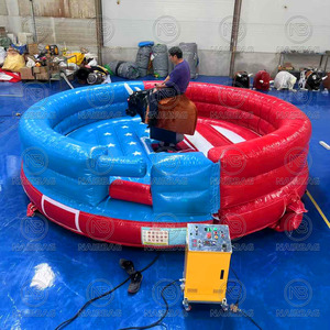 Jeux mécaniques commerciaux <span class=keywords><strong>Rodeo</strong></span> Bull Riding Machine Controls Gonflable Mechanical Bull Ride à vendre - Product Image 3