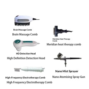 Cross-border Scalp Therapy Device Medication Applicator Hair Follicle Detection Electrotherapy Atomizing Massage Comb 5-in-1 - Product Image 4
