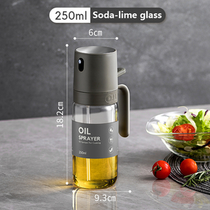 250 mL flacone <span class=keywords><strong>Spray</strong></span> <span class=keywords><strong>olio</strong></span> di vetro alto <span class=keywords><strong>olio</strong></span> da cucina dispenser <span class=keywords><strong>olio</strong></span> d'oliva spruzzatore Mister per friggitrice ad aria - Product Image 3