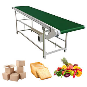 New Food Grade PVC Green <strong>Belt</strong> <strong>Conveyor</strong> Factory Custom <strong>Mini</strong> <strong>Belt</strong> <strong>Conveyor</strong> Table High Efficiency Heat Resistant Adjustable Speed - Product Image 1