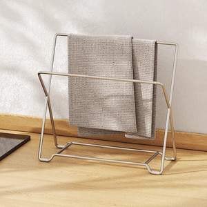 Portasciugamani da cucina in acciaio inossidabile, <span class=keywords><strong>porta</strong></span> <span class=keywords><strong>strofinacci</strong></span> da lavello, scolapiatti, scaffale portaoggetti da cucina, <span class=keywords><strong>porta</strong></span> asciugamani - Product Image 1