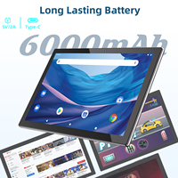 Tablet PC Android 16 EXW 10.1 Inci, Laris Manis, RAM 20GB, Penyimpanan 128GB, Prosesor 2.2GHz, Layar Sentuh Kapasitif