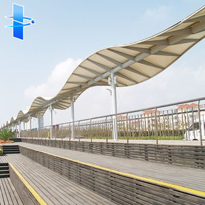 Auvent en membrane d'acier en PTFE/PVDF/PVC sur mesure, design moderne pour appartements, parkings, centres sportifs - Product Image 3