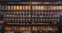 Distributeur de nourriture en vrac ECOBOX pour noix, grains de café, céréales, bonbons, distributeur mural en plastique pour magasin