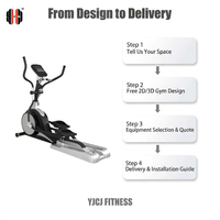 Máquina Elíptica Profesional Comercial, Fabricante de Equipos de Gimnasio y Fitness, Precio Directo de Fábrica al por Mayor