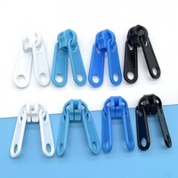 Têtes de fermeture éclair personnalisables en PVC écologique à double curseur autobloquant pour vêtements et tentes