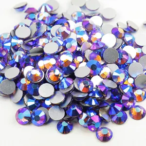 Yantuo Crystal Bulk Wholesale Ss20 Strass Flatback AB Rhinestone Glue On Diamond Non Hotfix Glass Rhinestones For Tumblers