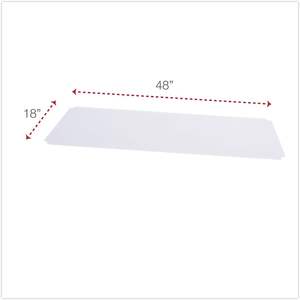 Revestimientos de Plástico Transparente para Estantes Alera, 48w X 18d, Paquete de 4, para Estantes de Alambre - Product Image 6