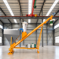 SDDOM Pièces de machines de construction LSY Système d'alimentation de silo à ciment Convoyeur à vis hélicoïdal tubulaire pour cendres volantes en poudre