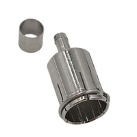 Directo de fábrica OEM ODM Crimp Tipo rápido Empuje en el conector F coaxial RF