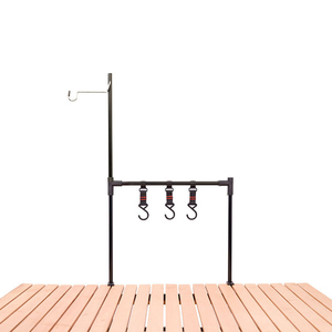 Outdoor aluminum alloy folding table rack camping picnic storage bracket multi-purpose Camping Stand Hanging Rack