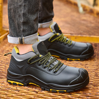 Chaussures de sécurité pour hommes, chaussures de travail de protection à bout en acier, anti-perforation, résistantes à l'usure, coupe basse