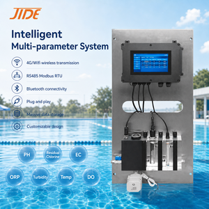 Modbus RS485 Online restchloorsensor met multi-parameter controller zender voor drinkwater en zwembaden - Product Image 1