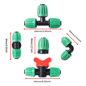 16 Mét PE Ống Bị Khóa Nối Khóa Nuts Vườn Nước Khớp Nối 1/2 ''Ống 4/7 Mét Hose Phụ Kiện Nông Nghiệp Thủy Lợi Doanh - Product Image 2