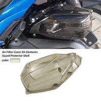 Cache-filtre à air transparent en fibre de carbone DANCARO pour moto, couvercle transparent amélioré, personnalisé pour CLICK160 CLICK/ADV/PCX/VARIO NMAX