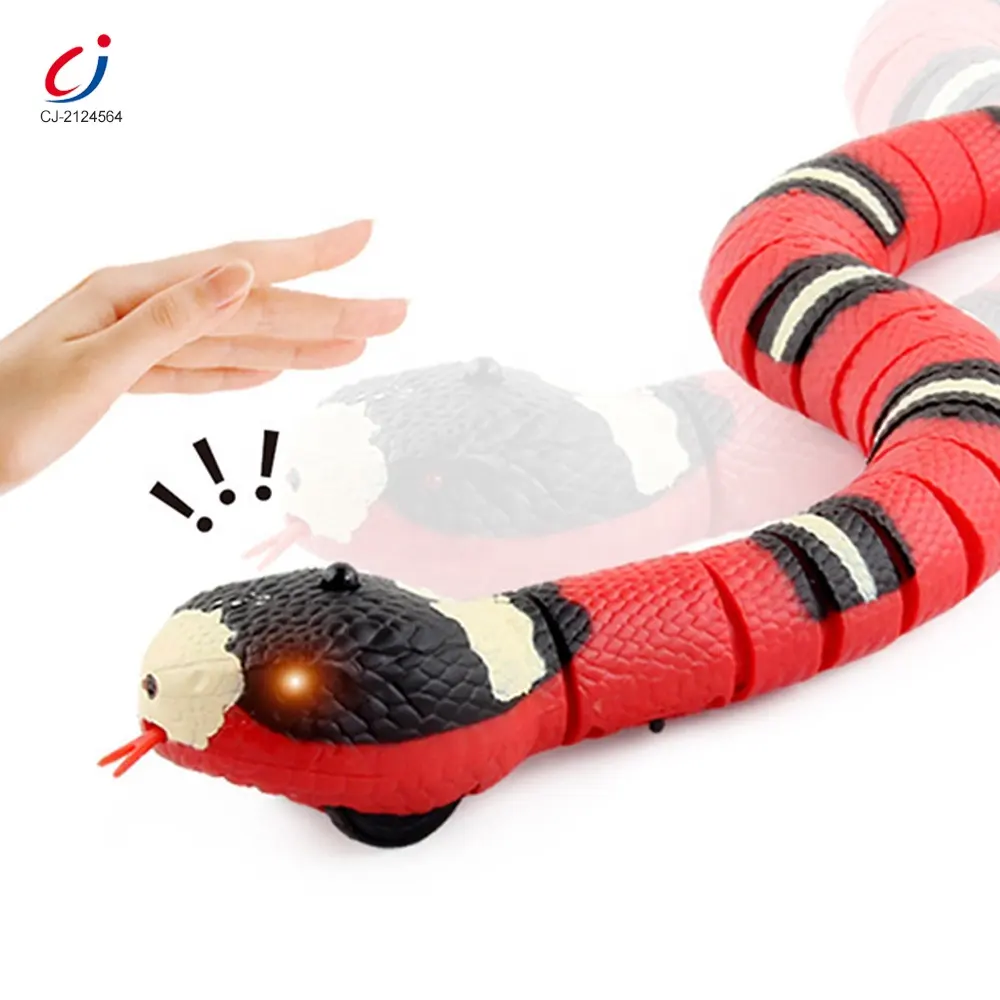 Интерактивные игрушки Chengji для кошек и домашних животных, Умная Автоматическая Индуктивная электронная игрушка-змея для предотвращения препятствий