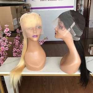 All'ingrosso 100% brasiliano vergine dei <span class=keywords><strong>capelli</strong></span> umani 360 parrucca di pizzo trasparente 180% densità nera 1B 613 <span class=keywords><strong>biondo</strong></span> per le donne lungo rossastro - Product Image 2