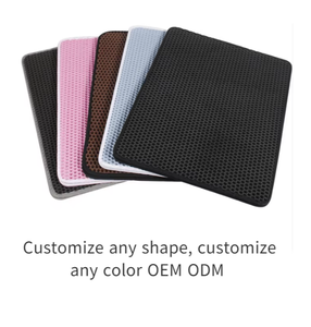 Wasserdichte und rutsch feste Katzenstreu matte Doppelschicht-Boden matte für Haustiere Abnehmbare und wasch bare Sand kontroll matte für Katzen - Product Image 2