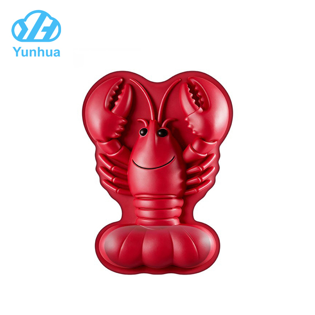 Funny Lobster Animal Shape Wrist Rest Mouse Pad Soft Gel  Cartoon 3D Ergonomic Mousepad for Office Gaming Computer Accessories