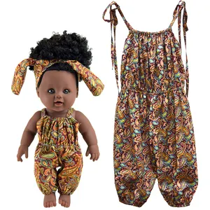 Factory custom wholesale baby clothes African style girls kids clothing as a gift for dolls and children