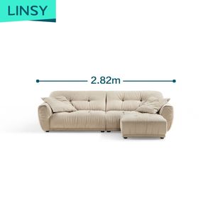 Canapé confortable Linsy, canapé d'angle paresseux, blanc, style moderne <span class=keywords><strong>ultra</strong></span>-tendance, canapé en tissu pour salon, BS178-A - Product Image 5