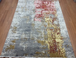 Alfombra Moderna de Lujo con Diseño Abstracto para Sala de Estar, Alfombra de Diseño Suave y Premium, Alfombra Contemporánea Grande de 9x12 - Product Image 1