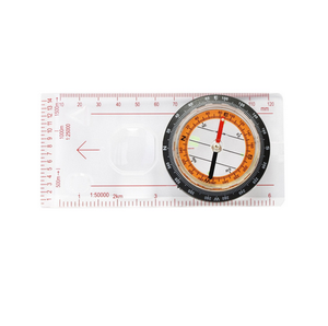 Regla de brújula para acampar al aire libre Senderismo Cross-Country Race Placa base Escala Regla Mapa Medida Brújula - Product Image 4