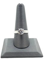 AURORA Lot de 5 pistolets en métal similicuir avec doigt unique présentoir multi-anneaux pour bijoux de Guangdong