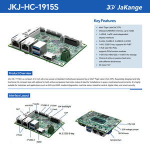 Placa base integrada sin ventilador, Intel Tiger Lake-U para AGV AMR, diagnóstico médico, control industrial y visión artificial - Product Image 2