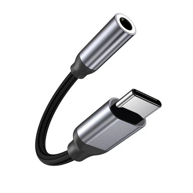 New Design Audio Video Cables USB C to 3.5mm Audio Type C to 3.5 Mm Headphone Jack Adapter AA04
