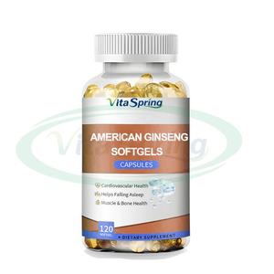 VitaSpring Panax <span class=keywords><strong>Ginseng</strong></span> Softgel kore üretici takviyesi doğal amerikan <span class=keywords><strong>Ginseng</strong></span> Softgel - Product Image 1