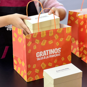 <span class=keywords><strong>Bolsas</strong></span> <span class=keywords><strong>de</strong></span> <span class=keywords><strong>Papel</strong></span> Kraft Ecológicas Desechables al <span class=keywords><strong>por</strong></span> <span class=keywords><strong>Mayor</strong></span> con Logotipo Personalizado para Restaurantes, <span class=keywords><strong>Bolsas</strong></span> <span class=keywords><strong>de</strong></span> Comida para Llevar, <span class=keywords><strong>Bolsas</strong></span> <span class=keywords><strong>de</strong></span> <span class=keywords><strong>Papel</strong></span> para Envasar Comida Rápida, Tacos - Product Image 4