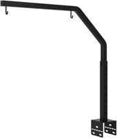 Support de signalisation en acier inoxydable robuste en forme de L, réglable en hauteur, pour étagère de magasin, gondole AnHeng D113