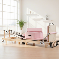 Reformer de Pilates Comercial Personalizado, Elegante y de Alta Calidad, Plegable y Versátil para Yoga y Fitness