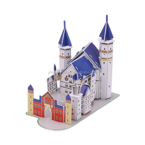 Kit de bricolage 3D : Puzzle Neuschwanstein, Modèle de Château Célèbre, Architecture 3D, Jouet Cadeau - Product Image 2