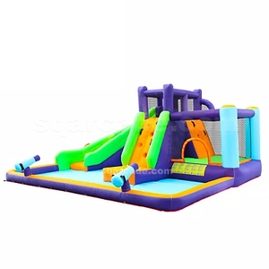 Castillo Inflable Personalizado para Exteriores con Doble Carril, Castillo Hinchable Comercial con Tobogán para Diversión - Product Image 3
