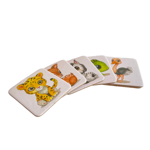 Cartes flash personnalisées pour l'apprentissage préscolaire des tout-petits, cartes mémoire assorties, jeux d'apprentissage, cartes éducatives pour animaux - Product Image 3